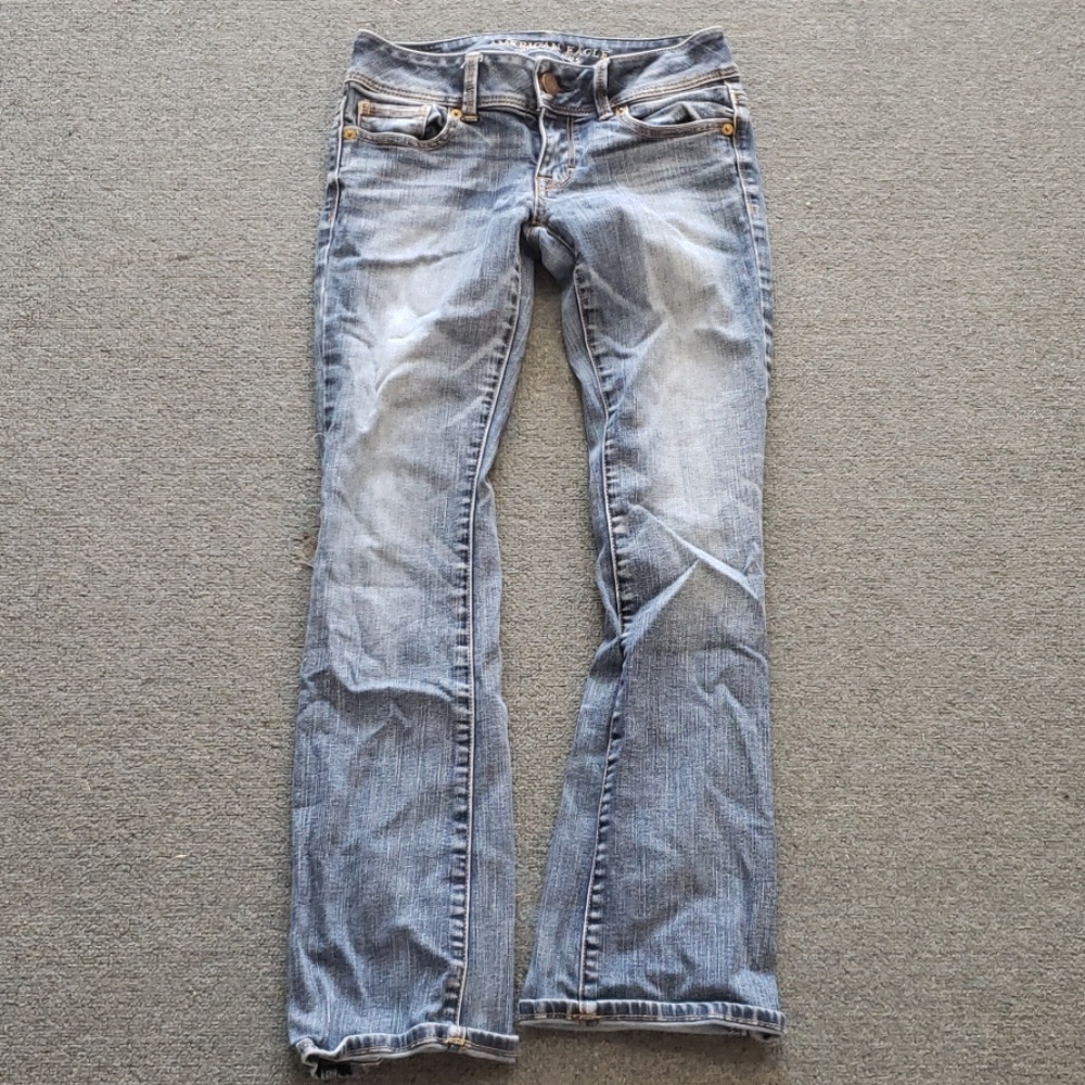 American eagle kick boot super stretch 0 jeans